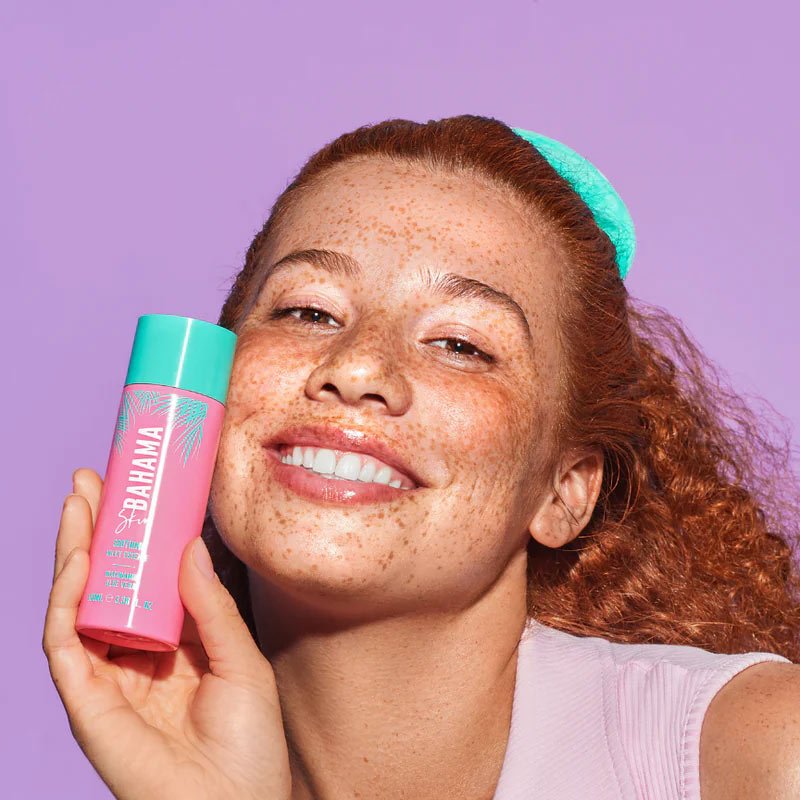 Bahama Skin Soothing Milky Essence Toner for Dry & Sensitive Skin - Hydrating Facial Toner with Natural Ingredients - Perfect for Daily Skincare Routine & Post-Sun Care