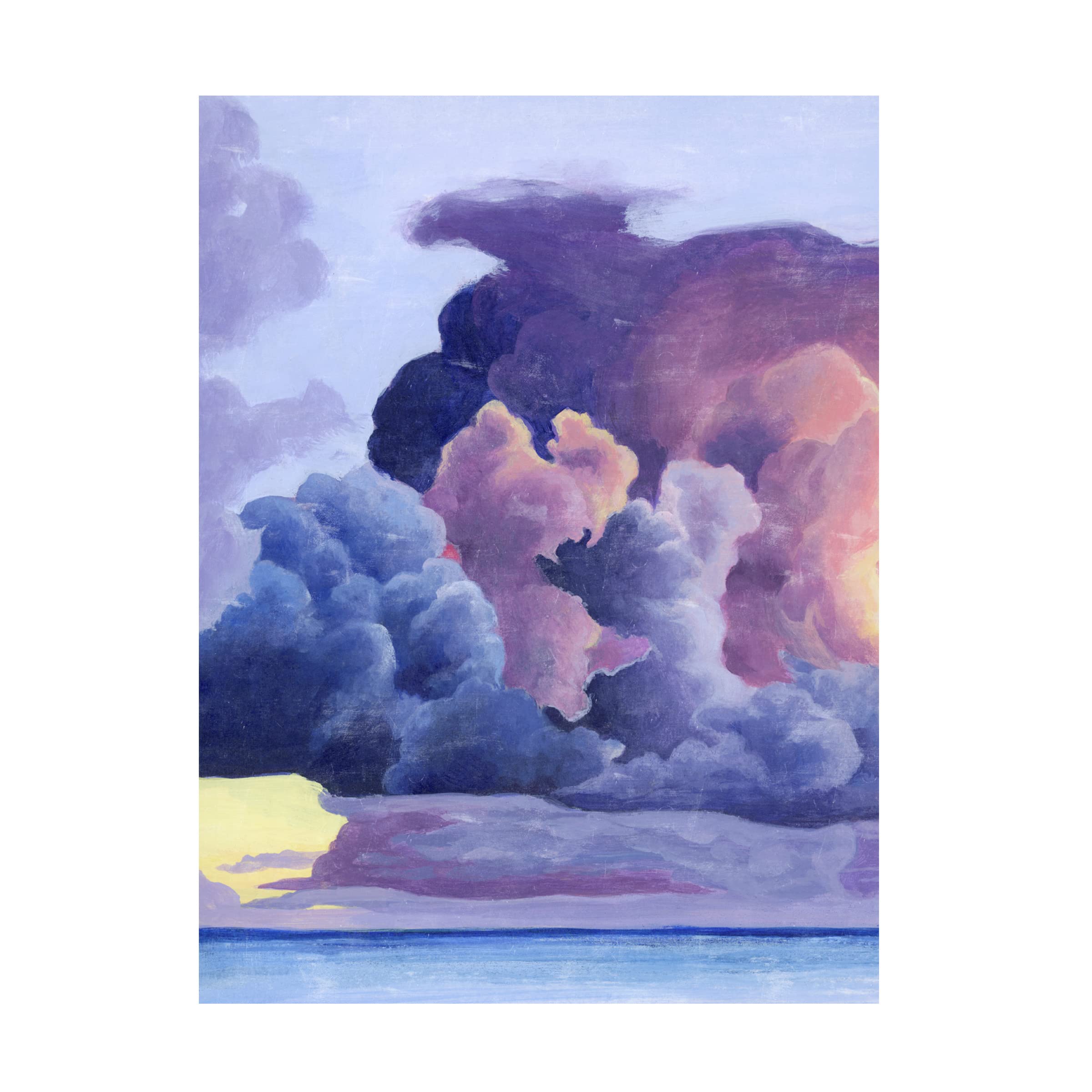 Grace Popp 'Magnificent Sky I' Canvas Wall Art Print - Modern Landscape Painting for Living Room, Bedroom & Office Decor