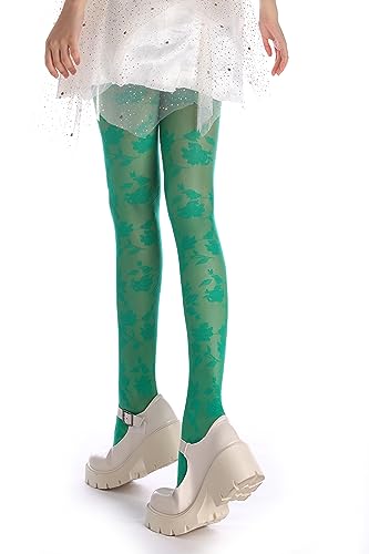Rose Jacquard Green
