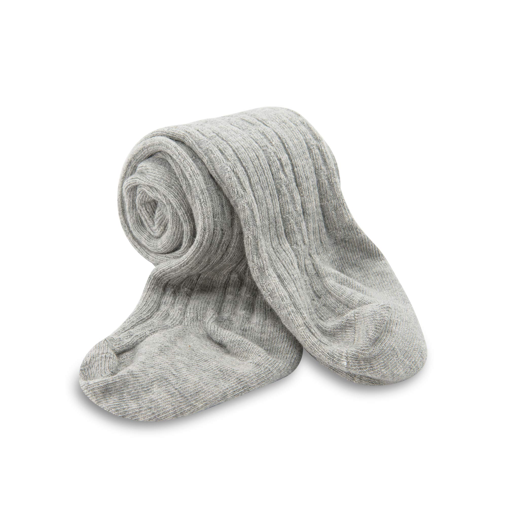 Azue Baby Girls Cable Knit Leggings - Soft Seamless Toddler Tights with Bowknot for Newborns & Infants | Perfect for Playtime, Nursery & Special Occasions