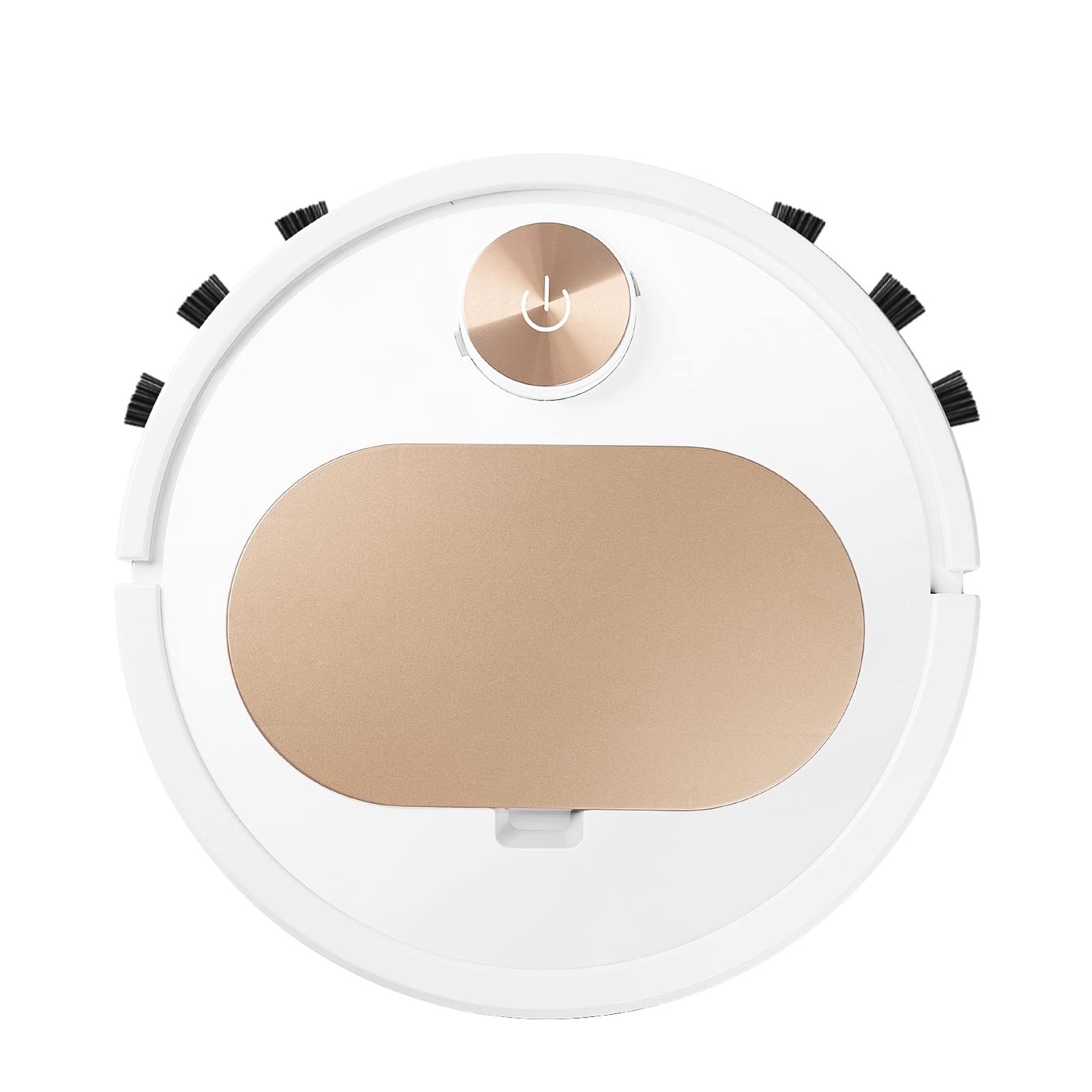 UYBAG 3-in-1 Smart Robot Vacuum Cleaner with 1500Pa Strong Suction - APP & Touch Control, Ultra Quiet for Pet Hair, Hardwood Floors & Carpets - Perfect for Home, Office & Pet Owners (Gold)
