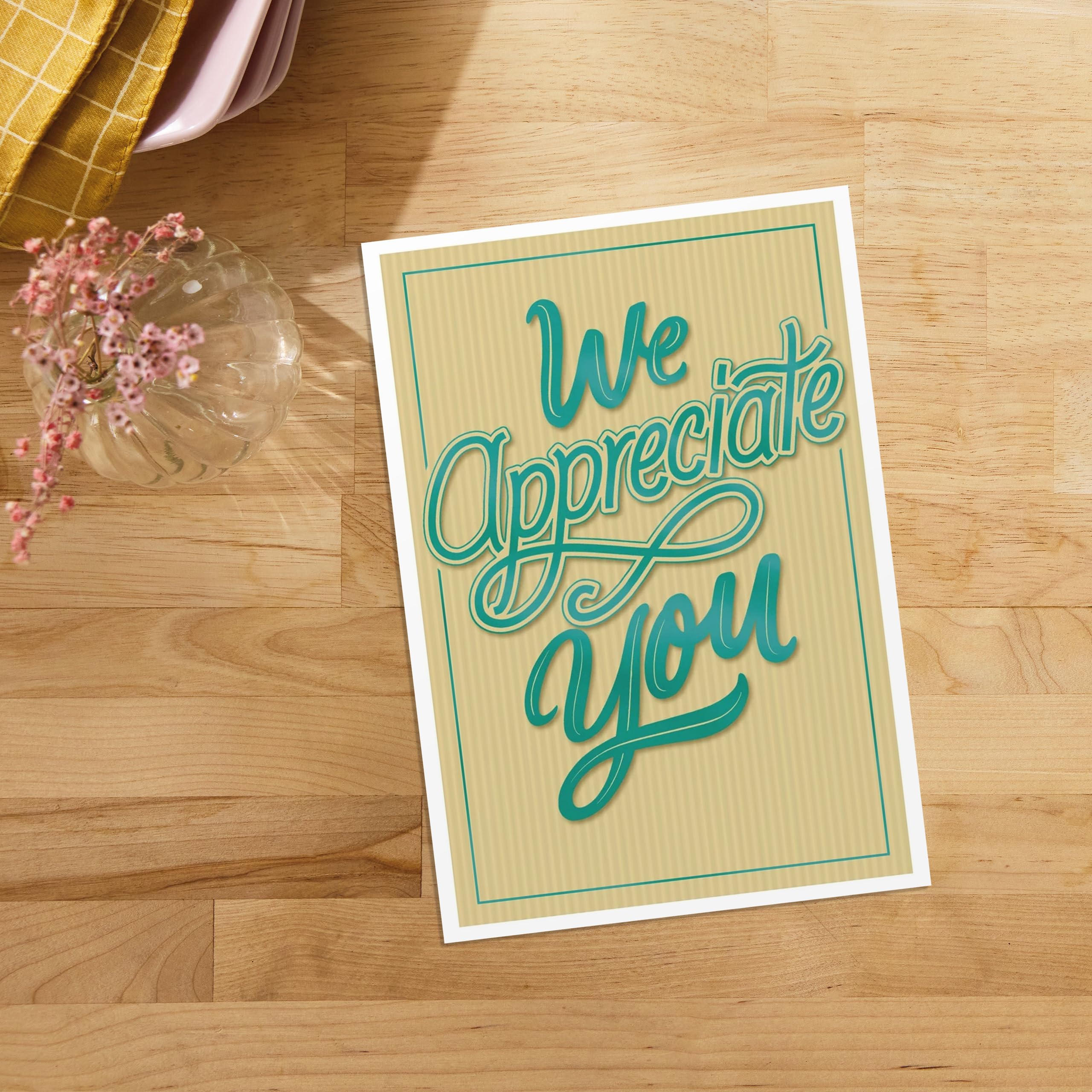 Hallmark Business Bulk 100 Pack Employee Appreciation Cards - 5 x 7 Thank You Cards for Employees & Volunteers with Envelopes - Motivational Workplace Recognition Gifts for Staff, Team Members & Volunteers