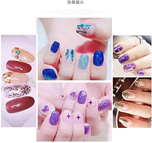 Belicia 3D Nail Art Decoration Kit - 48 Bottles with Free Nail Art Tweezer for DIY Nail Designs, Manicure, Pedicure & Salon Use