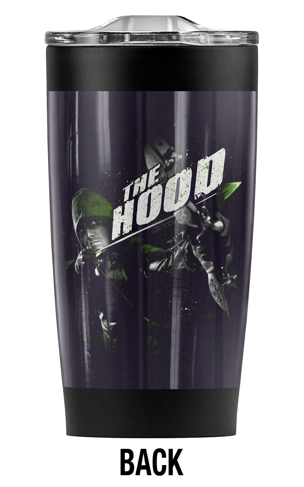 Logovision Arrow TV Series Stainless Steel Tumbler 20oz - Vacuum Insulated Double Wall Coffee Travel Mug with Leakproof Sliding Lid | Keeps Hot & Cold Beverages Perfect Temperature | Ideal for Office, Commuting, Camping & Outdoor Adventures