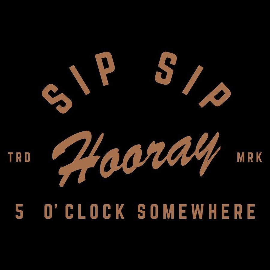 Women's Sip Sip Hooray Slouchy T-Shirt - Soft Relaxed Fit Casual Tee for Coffee Lovers & Brunch Outfits - Perfect for Weekend Hangouts and Girlfriend Gifts