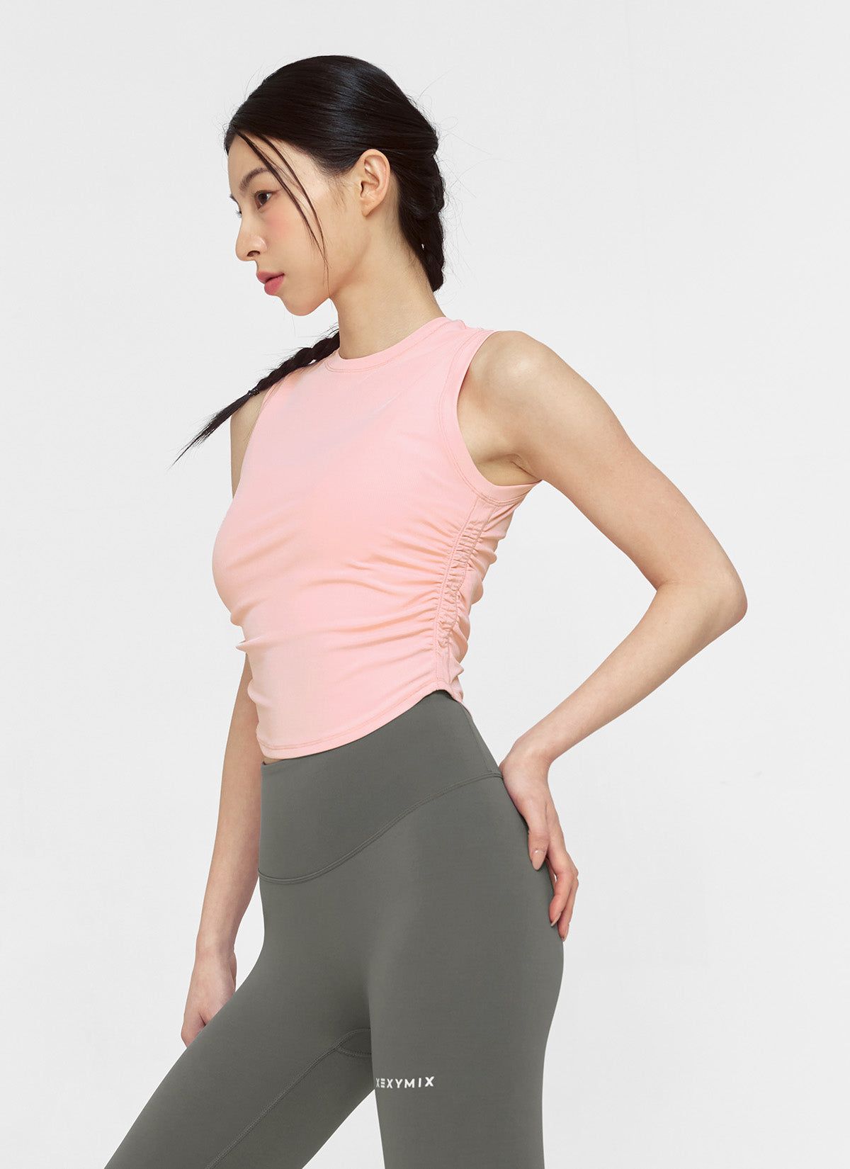 Relax Shirring Sleeveless Top for Women - Comfortable Summer Blouse for Casual Wear, Beach Outings & Date Nights