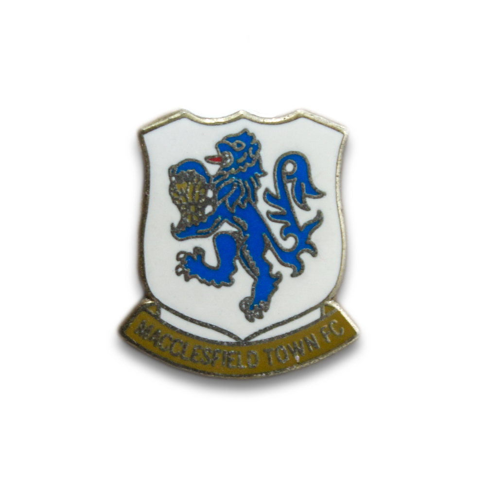 Macclesfield Town FC Pin Badge - Official Football Club Enamel Lapel Pin - Perfect for Fans, Collectors & Match Day Outfits