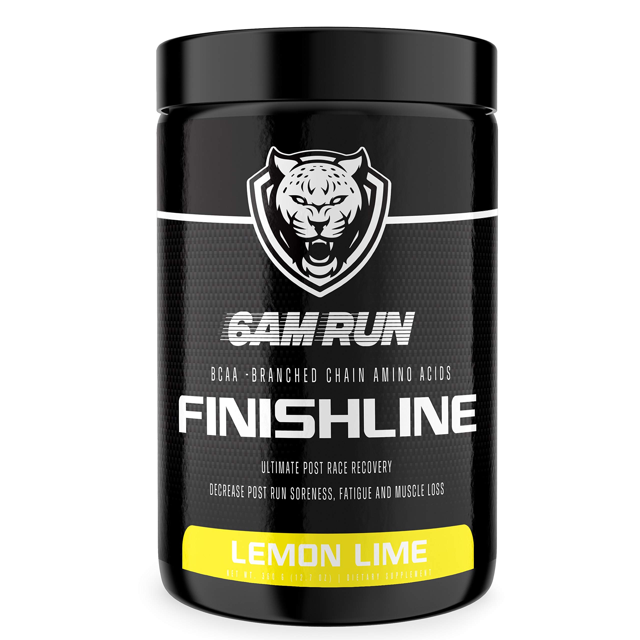 6AM Run Amino Energy Powder - Post Workout Recovery Drink with BCAA & Electrolytes - Keto Friendly Lemon Lime Flavor - 50 Servings for Muscle Recovery & Hydration | Ideal for Runners, Gym Workouts & Endurance Training