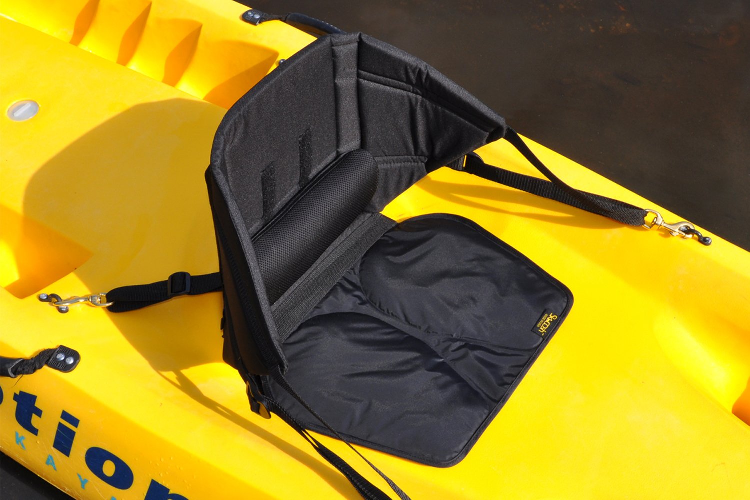Skwoosh Kayak Comfort Mid Height Back Kayak Seat with Adjustable Lumbar Support - 13.5