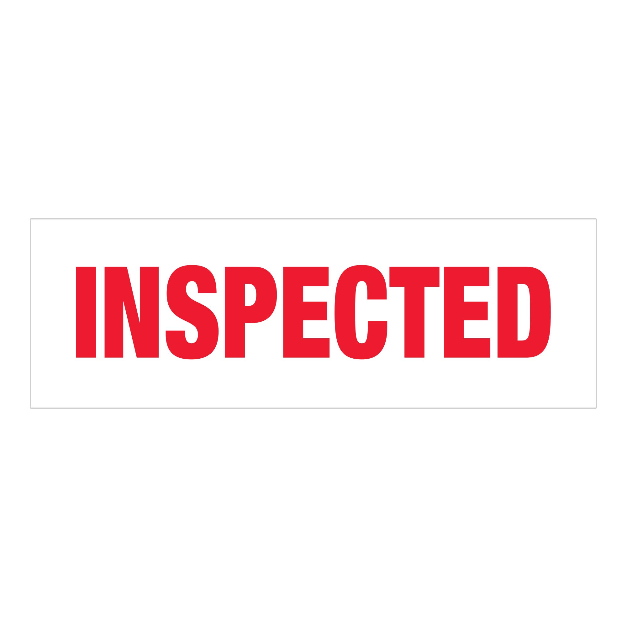 Tape Logic 2 Inch x 110 Yards Pre-Printed Packing Tape - 'Inspected' Red/White, 2.2 Mil Thick (18 Pack) | Heavy Duty Shipping, Moving & Packaging Tape for Home, Office & Warehouse Use
