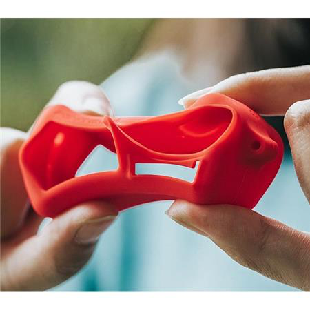 PGYTECH OSMO Action Silicone Rubber Protective Case (Red) - Durable Cover for DJI OSMO Action Camera - Perfect for Outdoor Adventures, Water Sports & Travel Photography