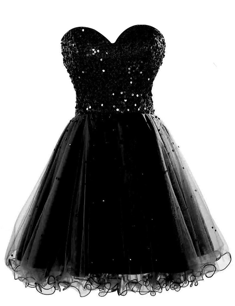 Elegant Women's Short Sweetheart Neckline Beaded Tulle Cocktail Dress for Party, Homecoming, Prom & Special Occasions | Formal Evening Gown for Dances, Weddings & Celebrations