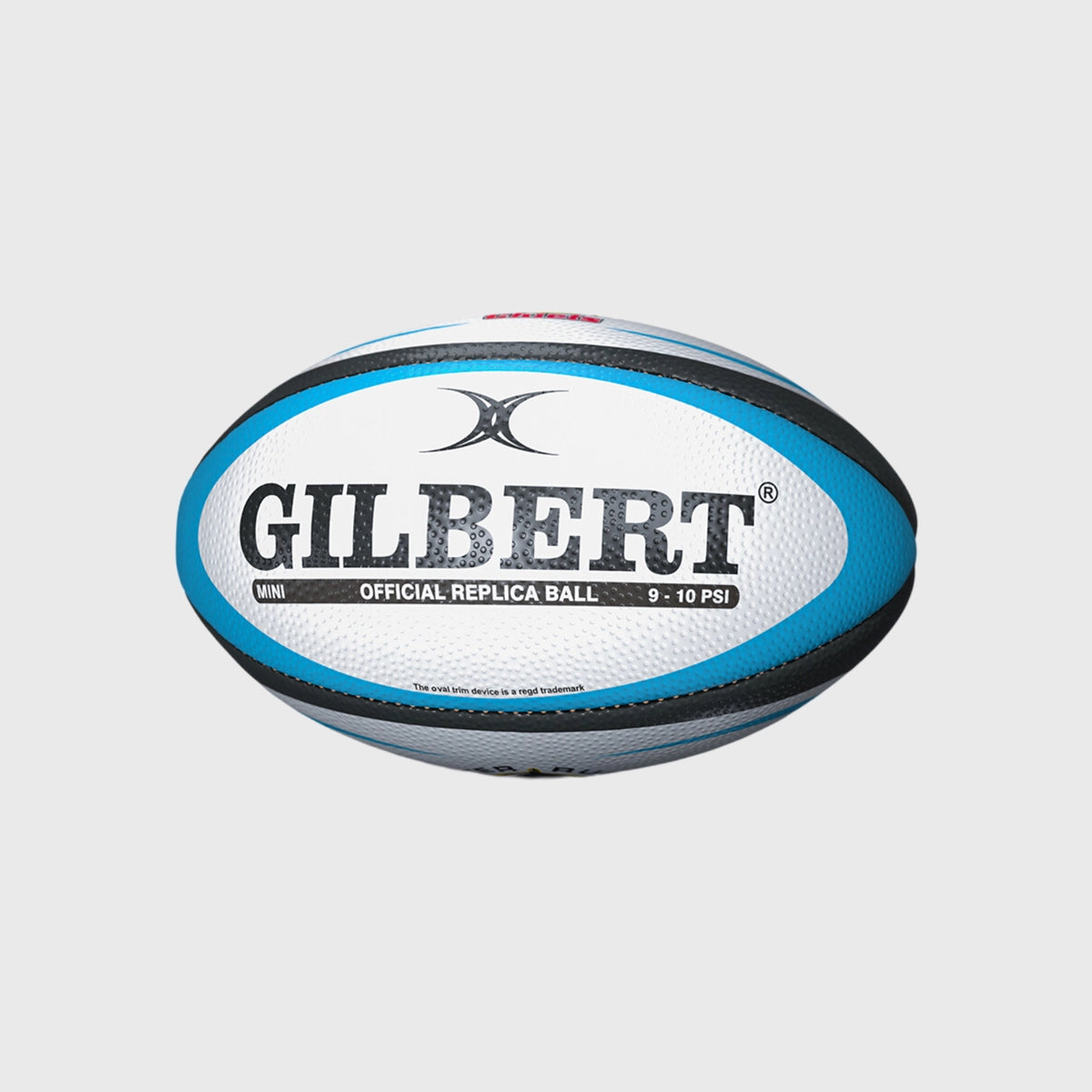 Gilbert Exeter Chiefs Replica Mini Rugby Ball - Official Size 3 Training Ball for Kids & Adults - Perfect for Rugby Practice, Collectibles, and Fan Gifts