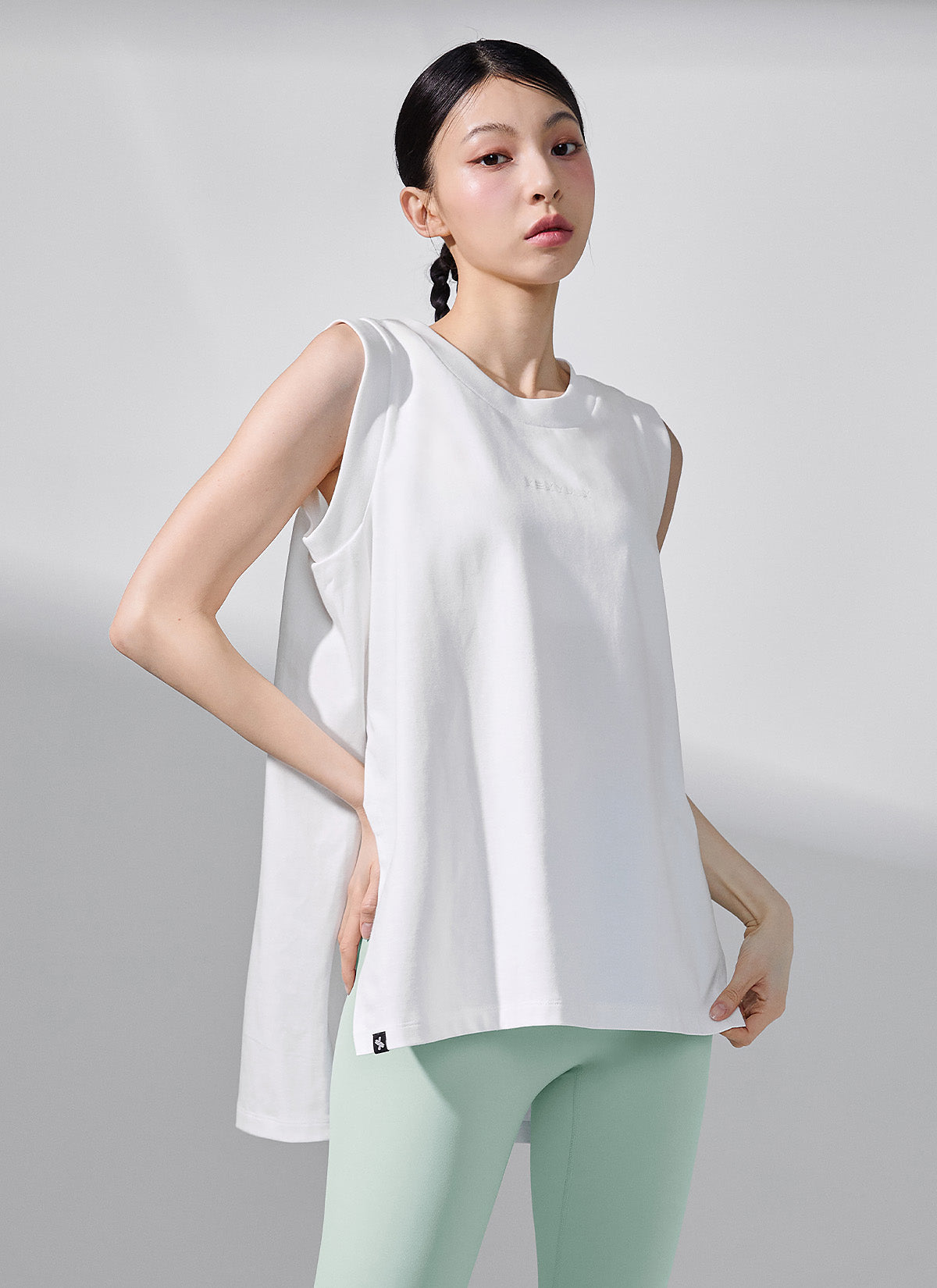Sexy Deep Slit Sleeveless Bodycon Dress for Women - Party, Club, Date Night & Evening Outfits