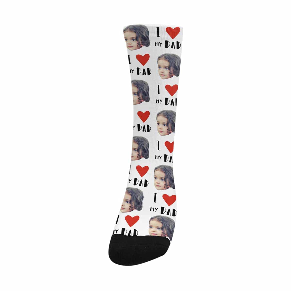 Personalized Photo Socks - Custom Face Socks for Men & Women - Unique Father's Day Gift - Funny Printed Socks for Couples, Family & Friends - Great for Birthdays, Anniversaries & Special Occasions