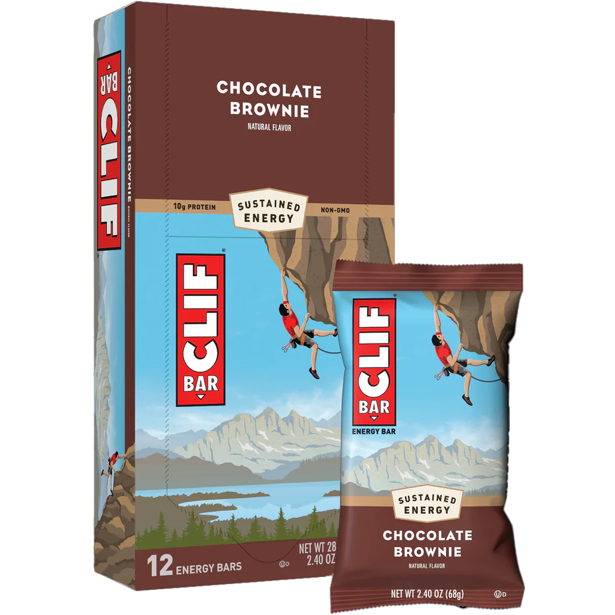 Clif Bar Energy Bars - 5 Pack | Organic, Gluten-Free Snacks for Hiking, Running & Outdoor Adventures | High Protein, Vegan & Non-GMO