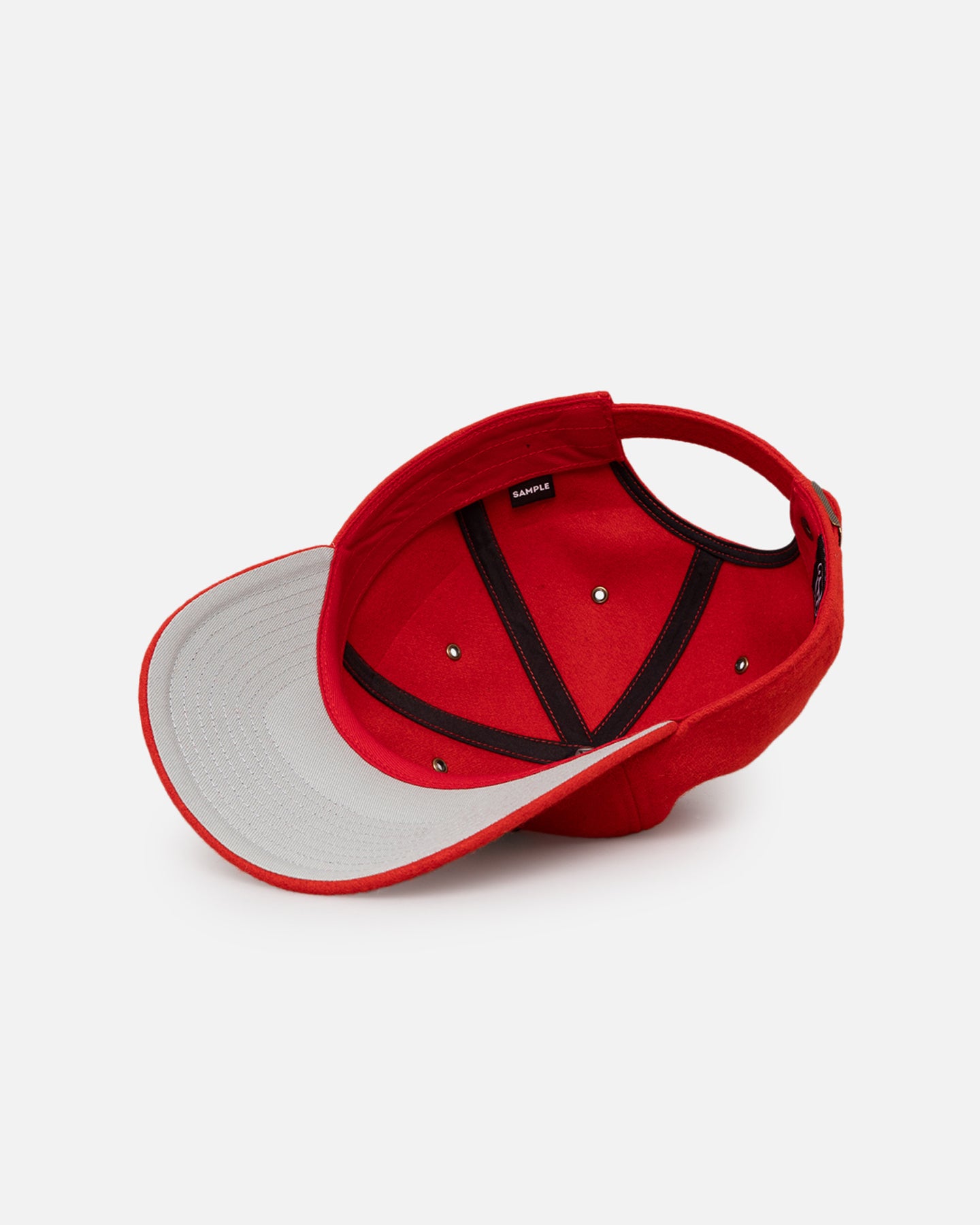 47 Brand Georgia Bulldogs Wooly Clean Up Strapback Red Hat - Adjustable Snapback for Men & Women - Perfect for Football Games, Tailgating & Bulldogs Fan Gear