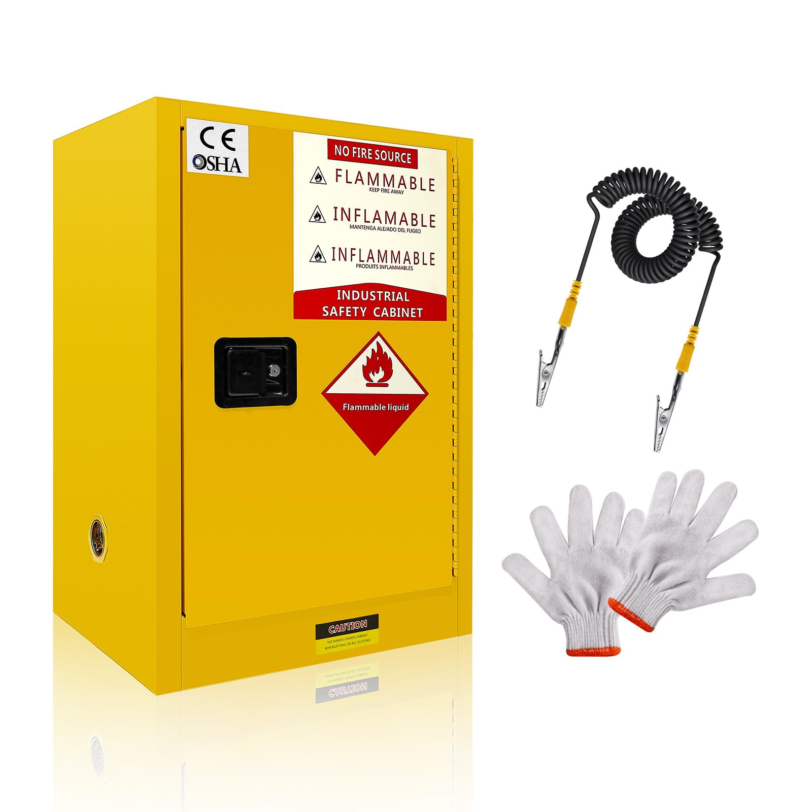 16 Gallon Flammable Storage Cabinet - 35.5