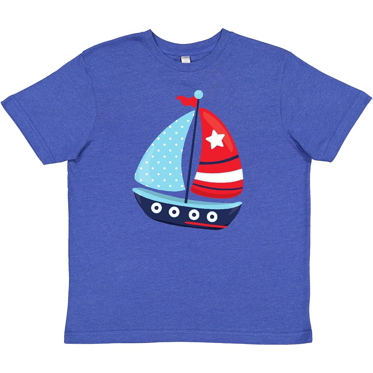 Inktastic Sailing Boat Youth T-Shirt for Sailors & Sea Lovers