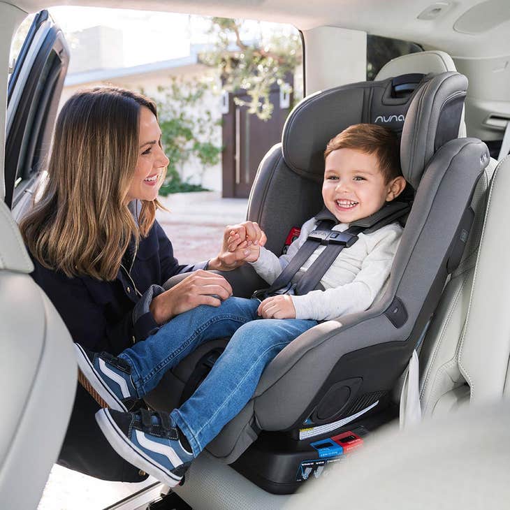 Nuna Rava Convertible Car Seat - Safe & Comfortable for Toddlers to Big Kids | Perfect for Long Road Trips & Daily Commutes