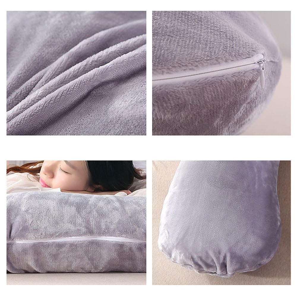 U-Shaped Maternity Pillow for Pregnancy Support - Hypoallergenic Full Body Pillow for Waist, Leg, Belly & Neck Relief (170x80cm) - Perfect for Sleeping Comfort During Pregnancy & Postpartum Recovery