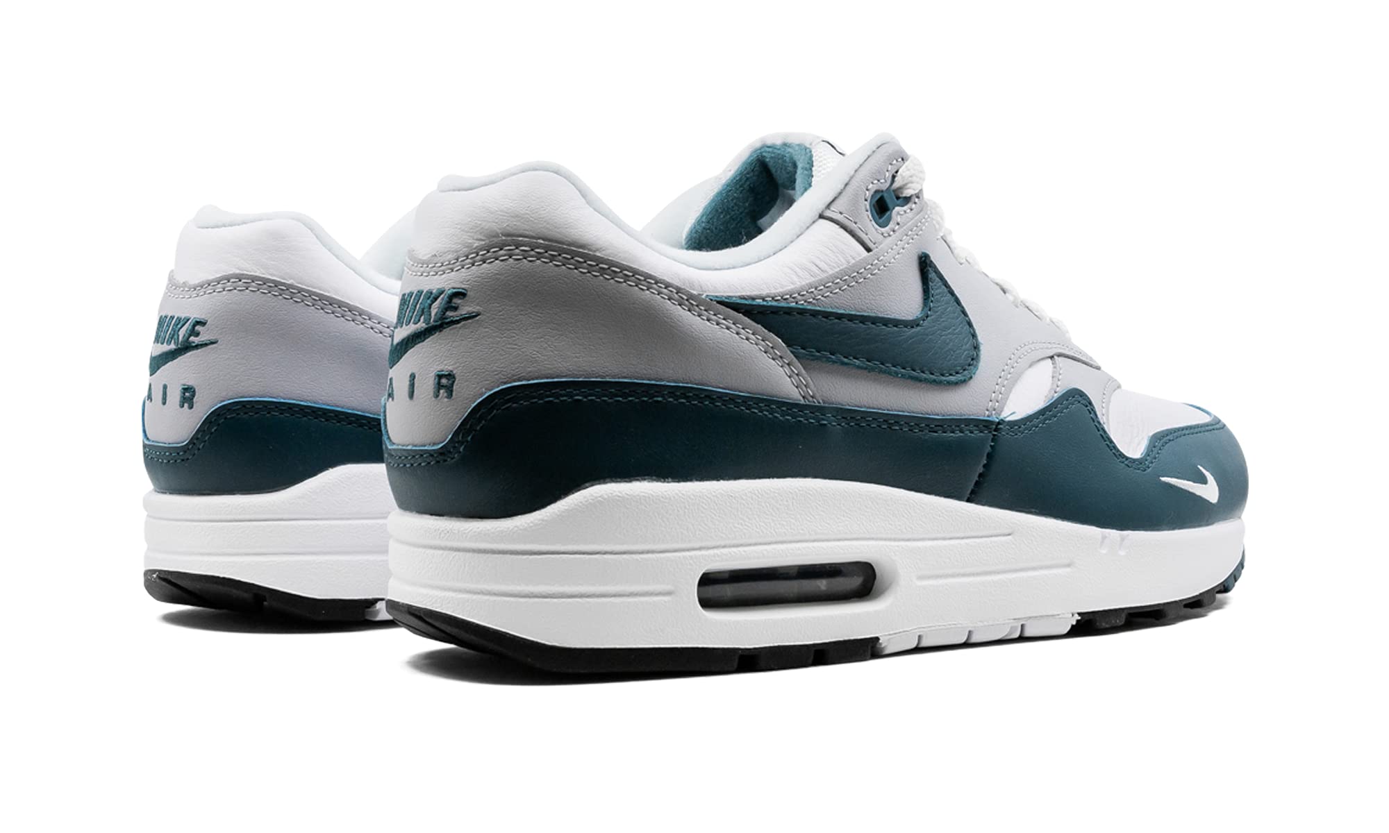 Nike Men's Air Max 1 Lv8 Sneakers - Dark Teal Green & White Running Shoes Size 10 | Comfortable Athletic Footwear for Jogging, Gym Workouts & Casual Wear