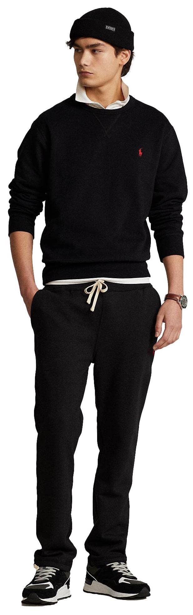 POLO RALPH LAUREN Men's Athletic Fleece Sweatpants with Drawstring Waist - Comfortable Lounge Pants for Gym, Running & Casual Wear
