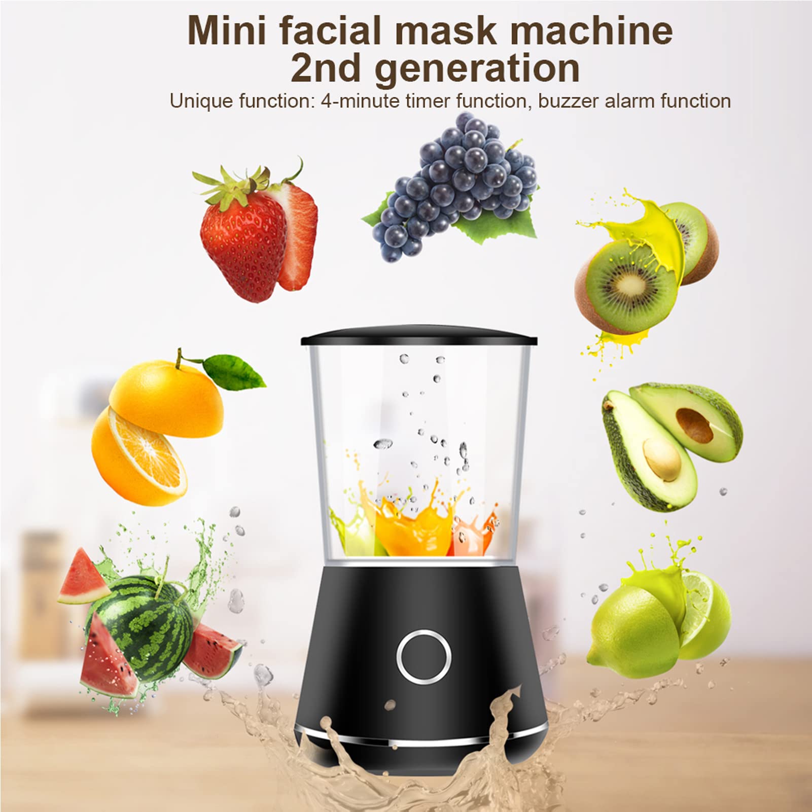 Automatic DIY Facial Mask Machine for Home SPA - Fruit & Vegetable Face Mask Maker Kit with Skin Care Mask for Beauty & Relaxation | Perfect for At-Home Skincare Routine & Self-Care Sessions