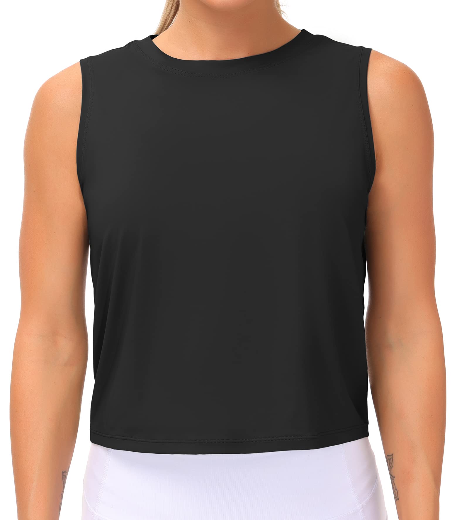 Best Women's Workout Tops - Loose Fit Athletic Running Tank Tops | Sleeveless Quick Dry Yoga Shirts for Gym, Running & Fitness Training