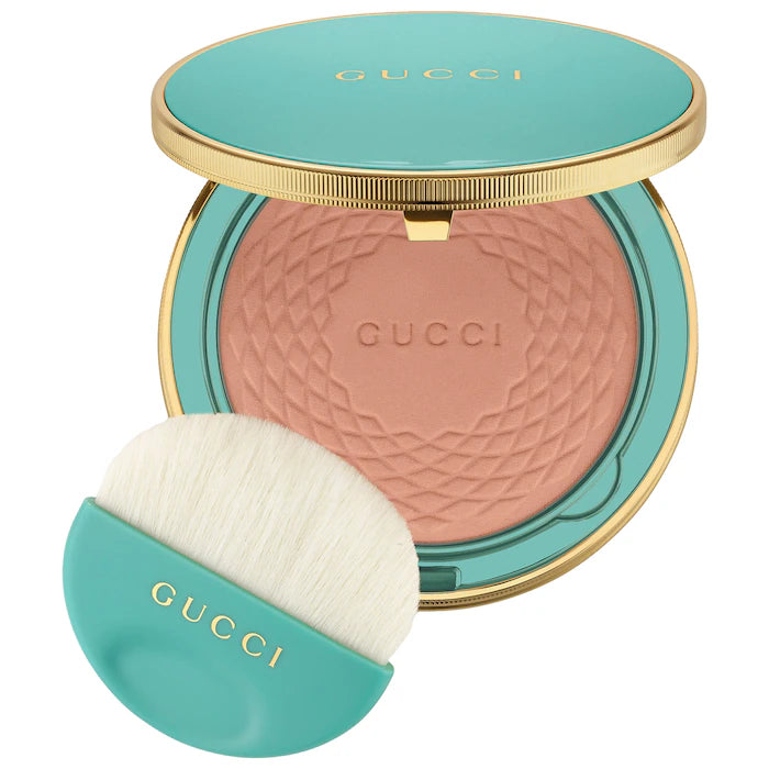 Gucci Bronzer Sun-Kissed Glow - Matte & Shimmer Makeup for Contouring & Highlighting | Perfect for Summer Tan & Natural Glow | Day to Night Makeup Essential