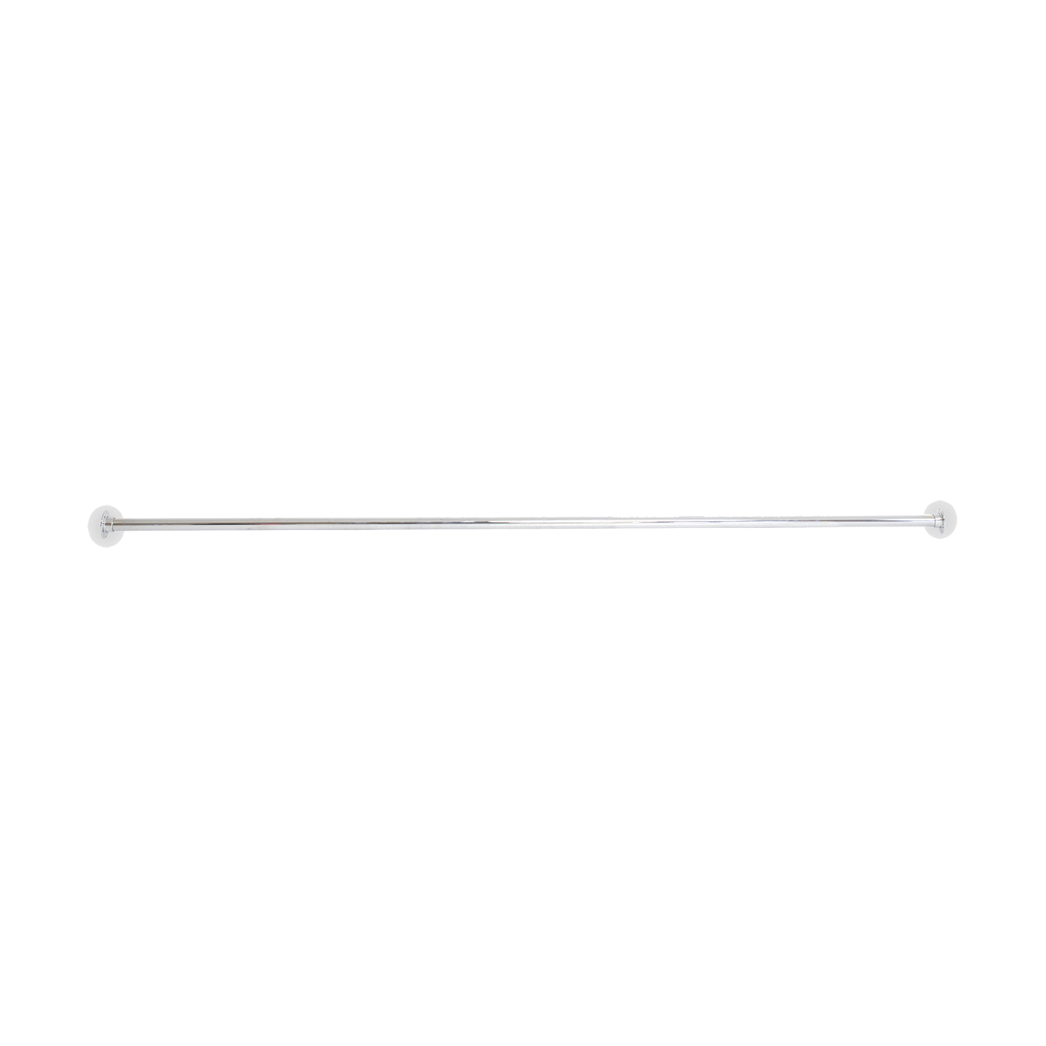 6' Adjustable Tension Shower Curtain Rod for Bathroom - Rust-Resistant Stainless Steel, No Drilling Needed - Perfect for Hotels, Apartments, and Small Bathrooms