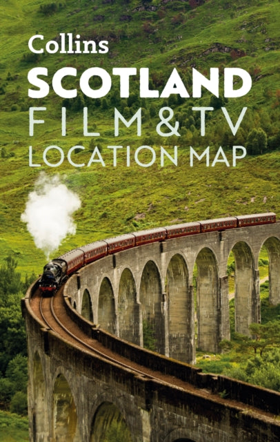Collins Scotland Film & TV Location Map - Explore Famous Movie & TV Show Sites in Scotland - Perfect for Travelers & Film Enthusiasts