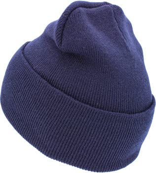 ALLNTRENDS Embroidered Skull Cap - Adjustable Winter Beanie Hat for Men & Women - FedEx Ground Shipping - Navy Blue - Perfect for Cold Weather, Outdoor Activities & Casual Wear
