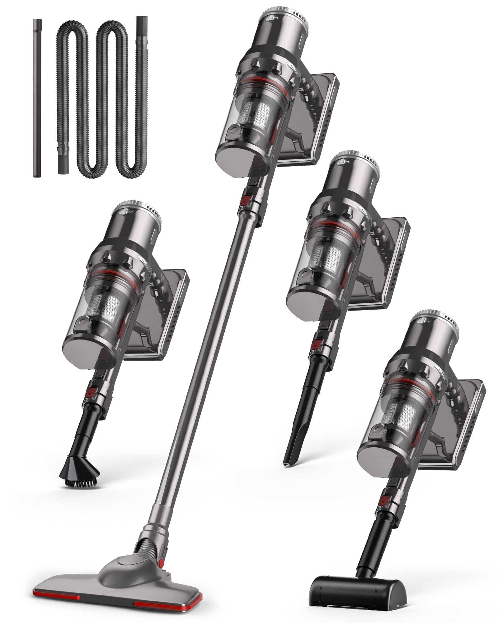 9-in-1 Cordless Vacuum Cleaner with 30000Pa Powerful Suction & 600W Brushless Motor - Lightweight Stick Vacuum for Pet Hair, Carpet, Hard Floor Cleaning - Perfect for Home, Office, and Car Interior