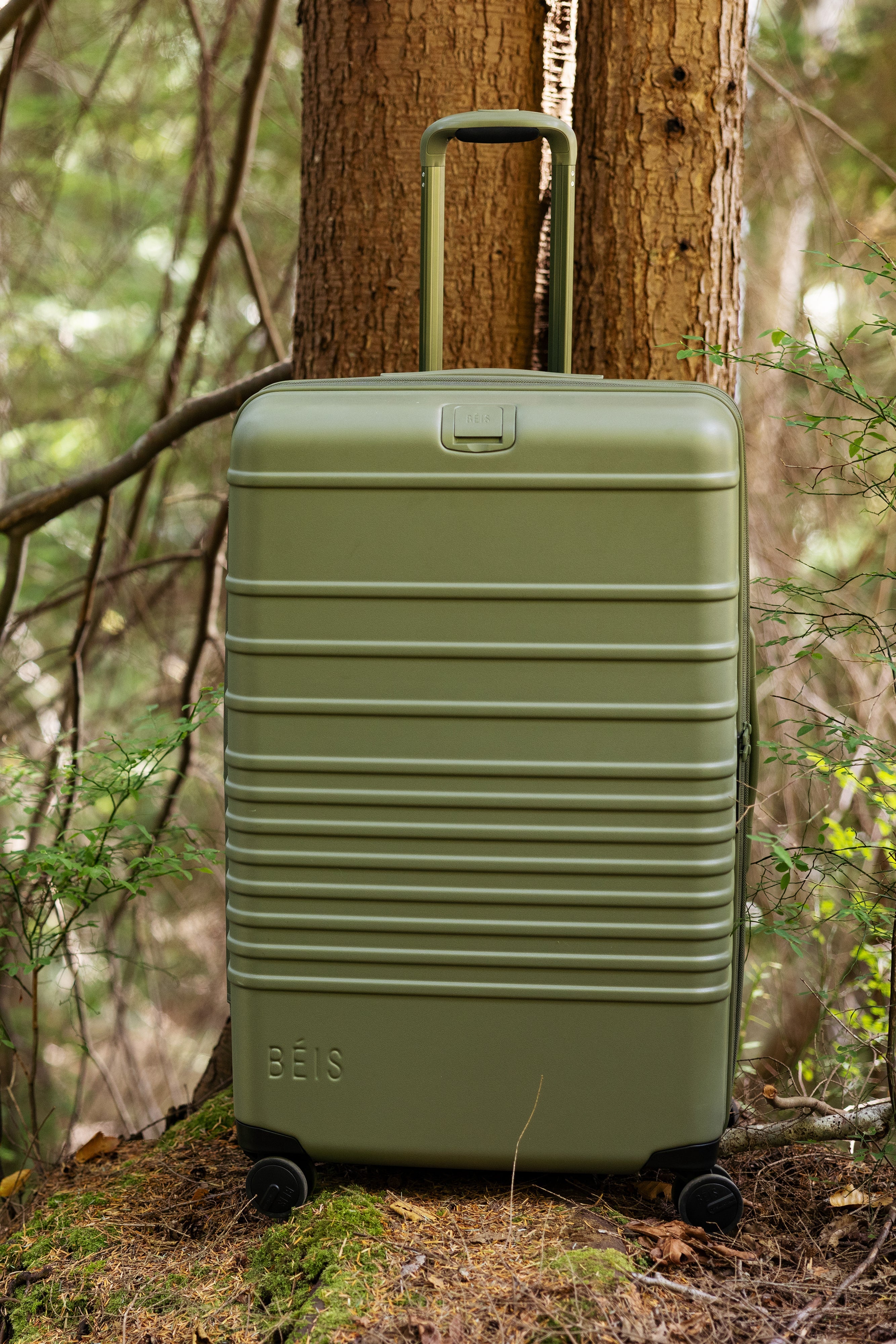 Olive Medium Check-In Roller Luggage - Perfect for Air Travel & Business Trips