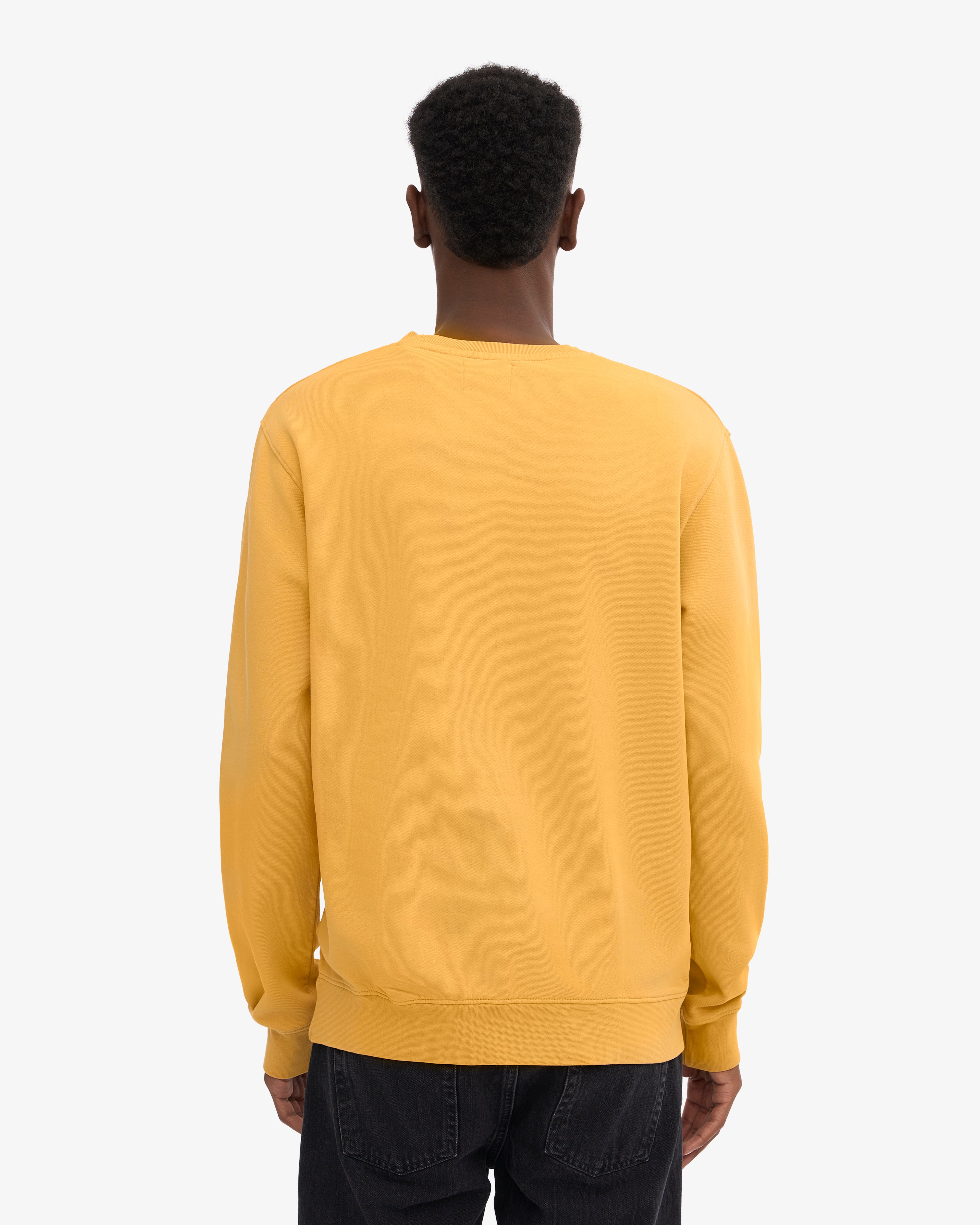 Classic Organic Cotton Crew Neck T-Shirt for Men - Soft & Comfortable Burned Yellow Tee - Perfect for Casual Wear, Outings & Everyday Comfort