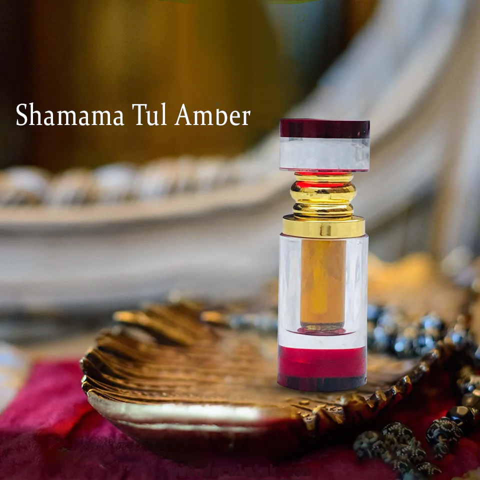 Original Shamama Tul Amber Perfume Oil by S.Md.Ayub Md. Yaqub - 12ml Pure Indian Attar Made in Kannauj | Long-Lasting Luxury Fragrance for Meditation, Special Occasions & Gift Giving