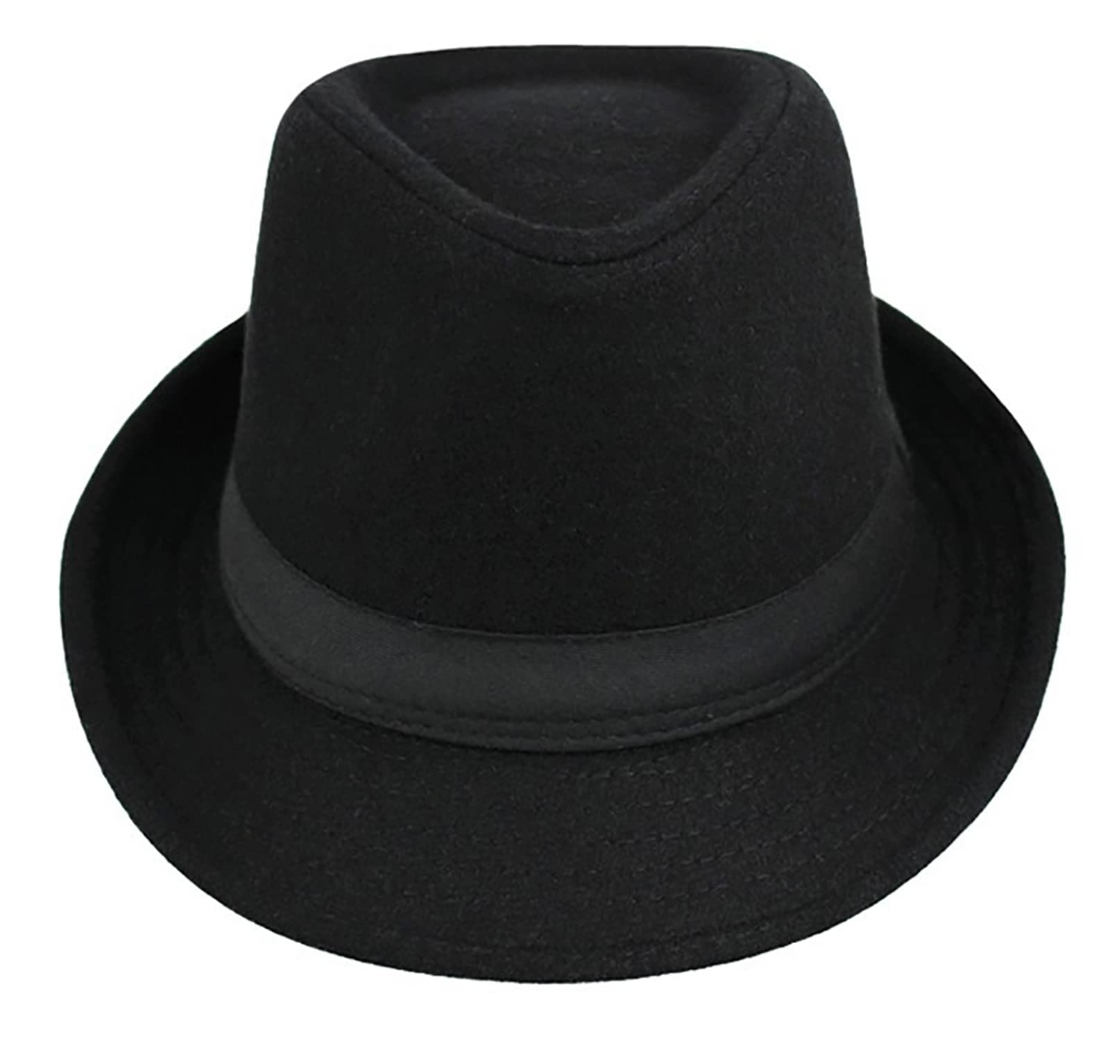 Stylish Kids Fedora Hat for Boys & Girls 2-6 Years Old - Classic Short Brim Felt Panama Derby Cap for Birthday Parties, Photoshoots & Dress-Up Play