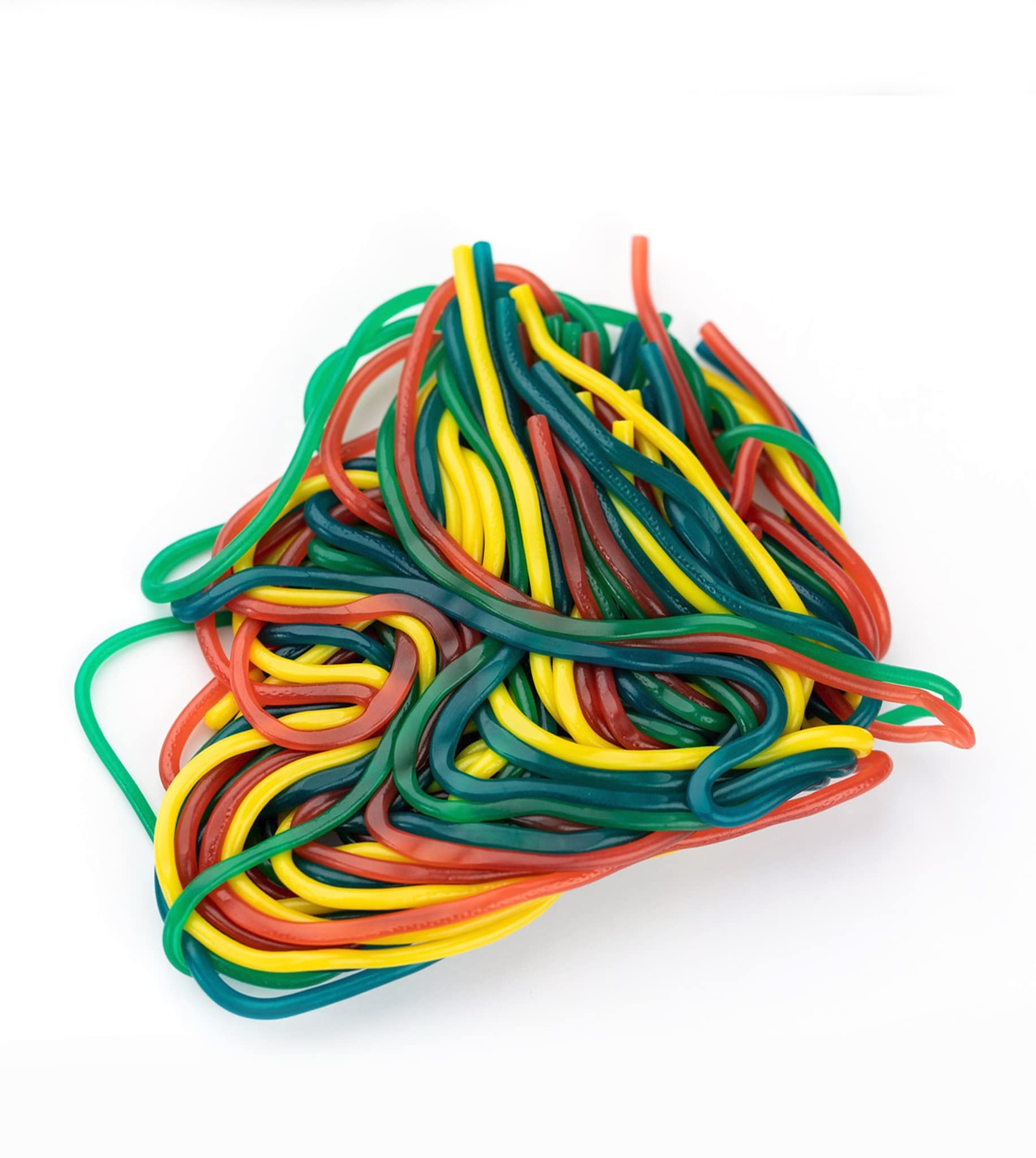 Bayside Candy Licorice Laces - 10LB Bulk Rainbow Shoestring Licorice - Chewy, Juicy Candy Strings for Parties, Baking & Snacking - Sweet & Tangy Treats