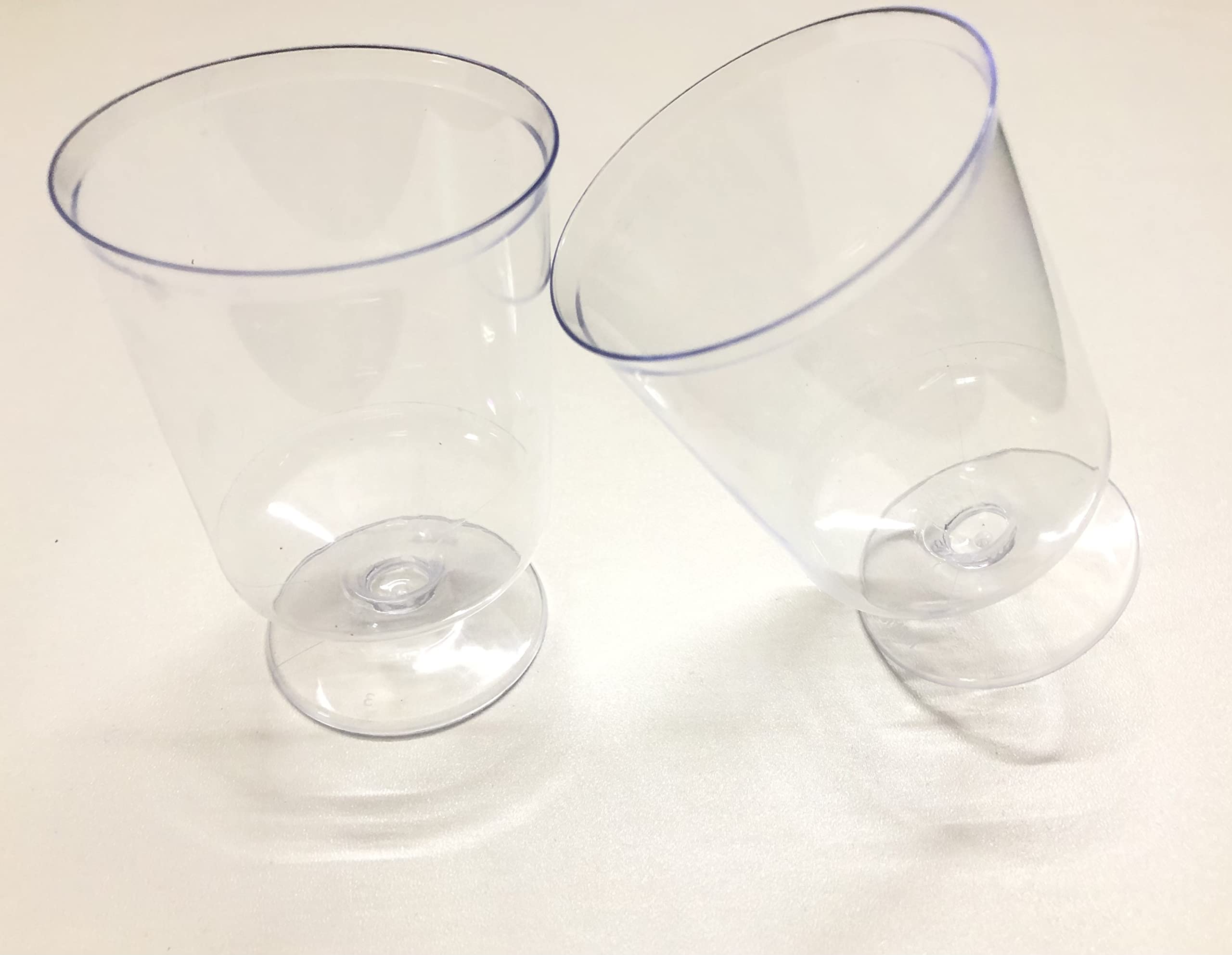Eco-Friendly Biodegradable Plastic Wine Glasses - 30 Pack (150ml) | Multipurpose Drinking Cups for Wine, Juice, Pudding & Desserts | Food Grade, Dishwasher & Freezer Safe | Perfect for Parties, Picnics & Home Entertaining