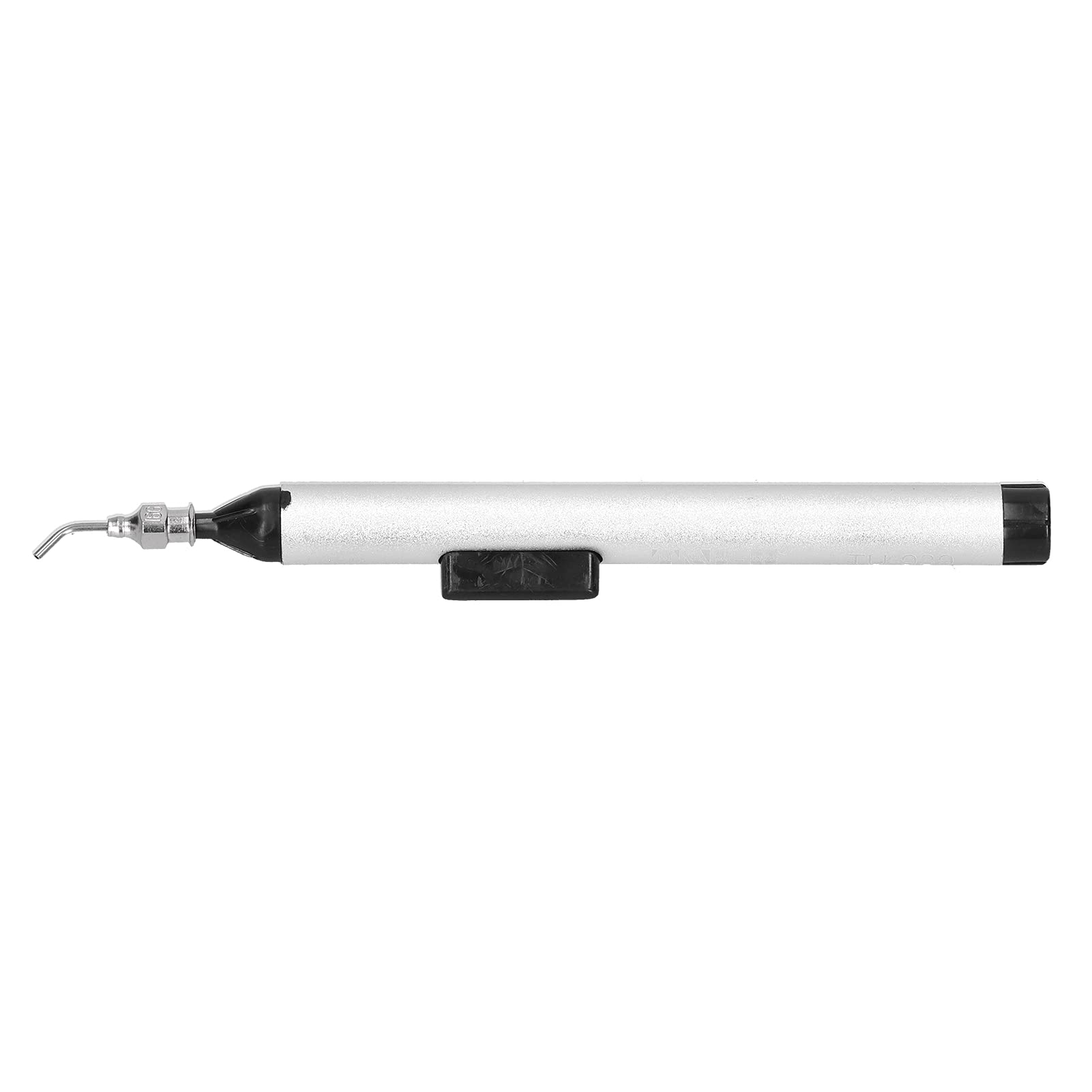 Anti Static Vacuum Suction Pen - Aluminum Silver Handheld Dust Remover Tool with 3 Replaceable Suckers (TU-939) | Perfect for Electronics Repair, PC Cleaning & Craft Work