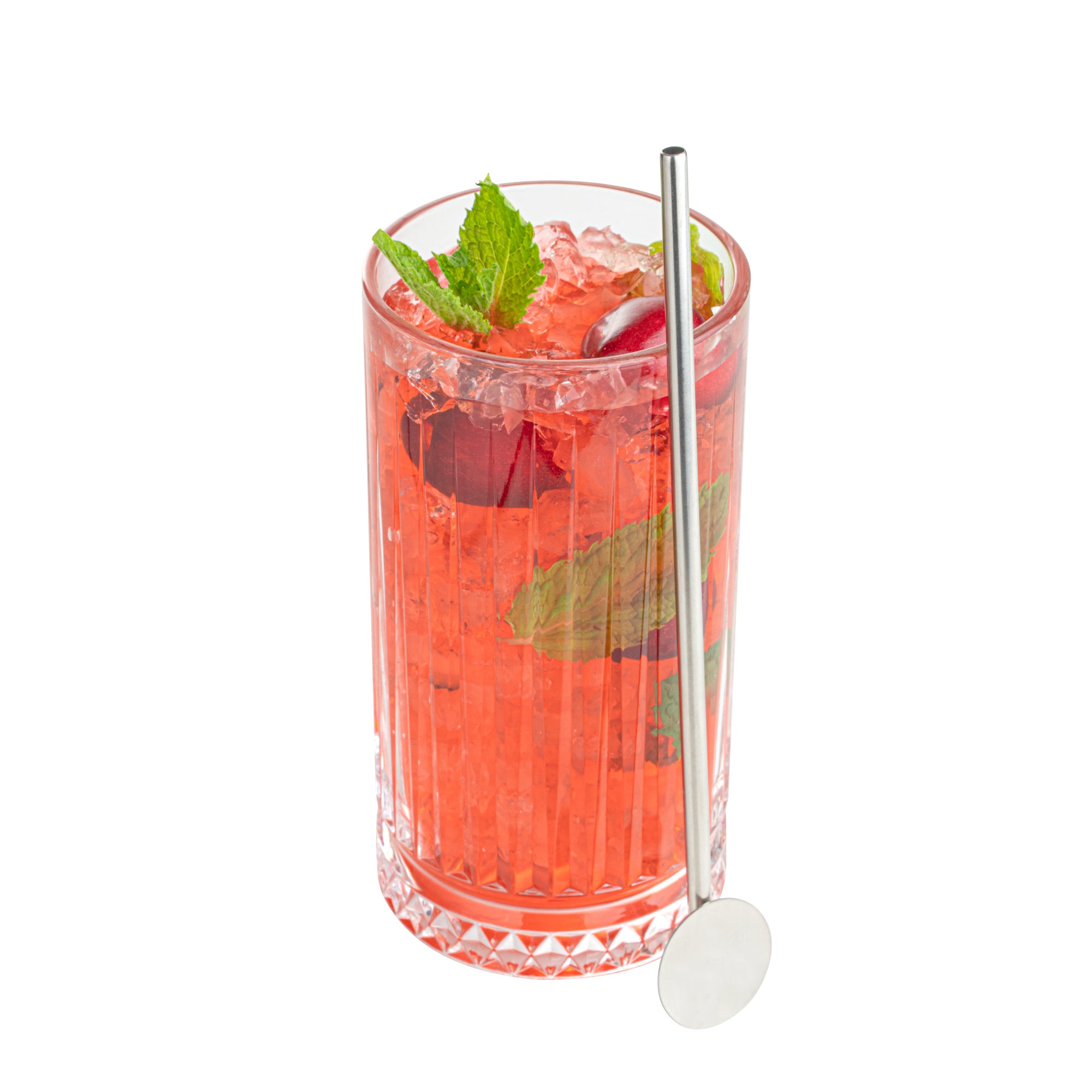 Premium Stainless Steel Julep Spoon Straws - 7.5 Inch, Set of 2 - Perfect for Mint Juleps, Cocktails & Iced Drinks - Bar & Home Entertaining Essential