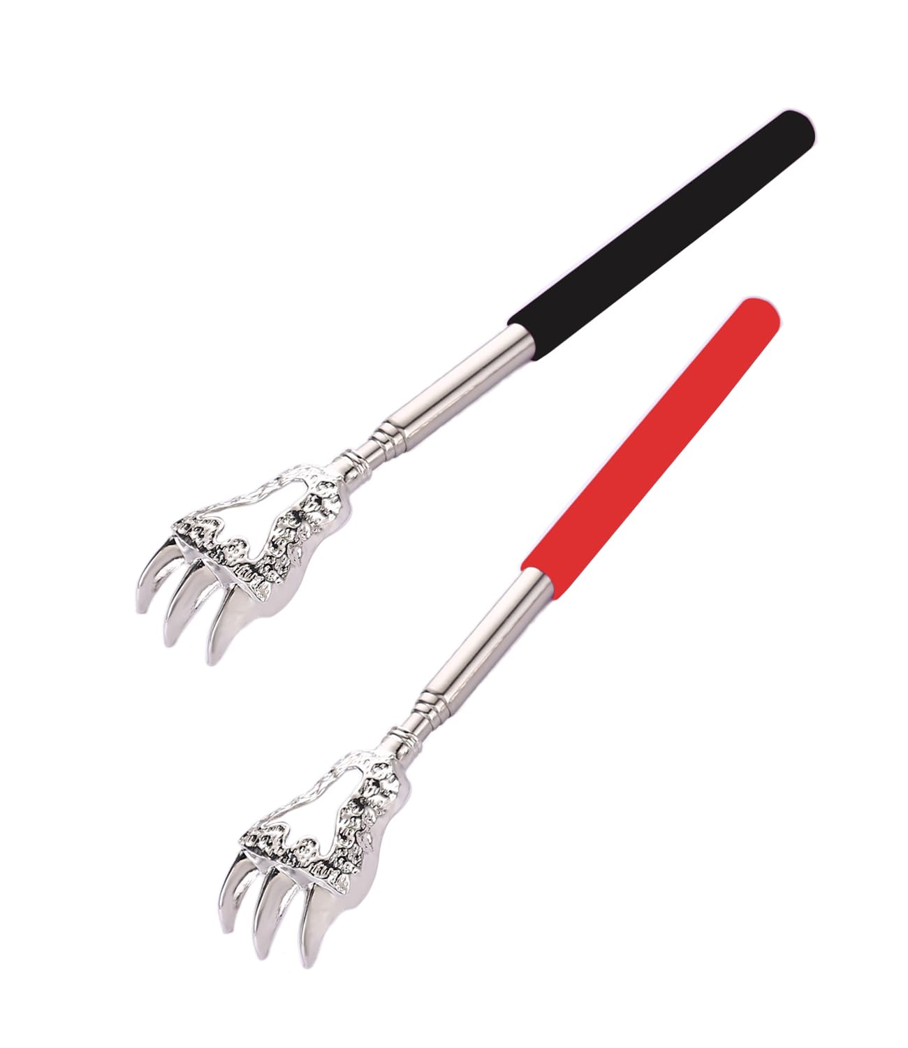 Extendable Back Scratcher - Stainless Steel Telescopic Massage Tool (8.66