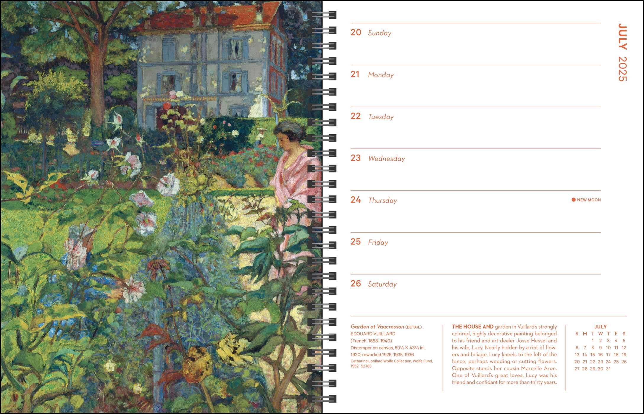 2025 Masterpieces 12-Month Engagement Planner - Perfect for Work, School & Personal Organization | Beautiful Art-Inspired Calendar for Daily Planning & Goal Tracking