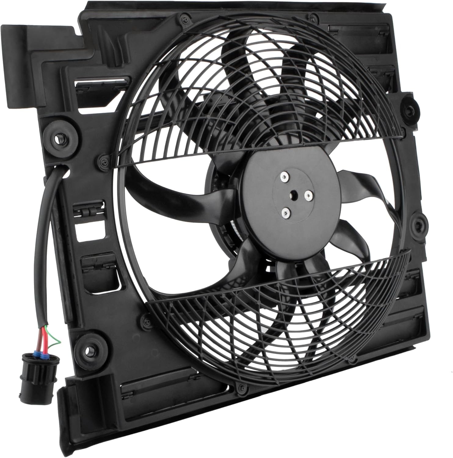 BMW E39 Series Engine Radiator Cooling Fan (620-904) - Compatible with 525i 2001-2003, 528i 1999-2000, 530i 2001-2003, 540i 1999-2003 & M5 2000-2003 - OEM Part Numbers 64546921395, 64546921946, BM3113109 - Perfect for Engine Cooling System Replacement & Performance Upgrade
