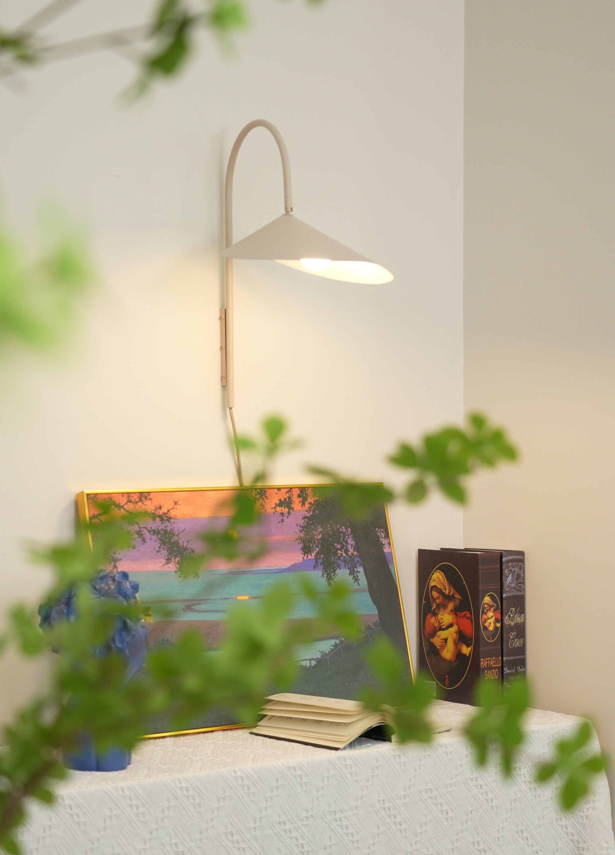 Alocasia Modern Swivel Wall Light - Adjustable Indoor/Outdoor Lighting for Living Room, Bedroom, or Patio Decor