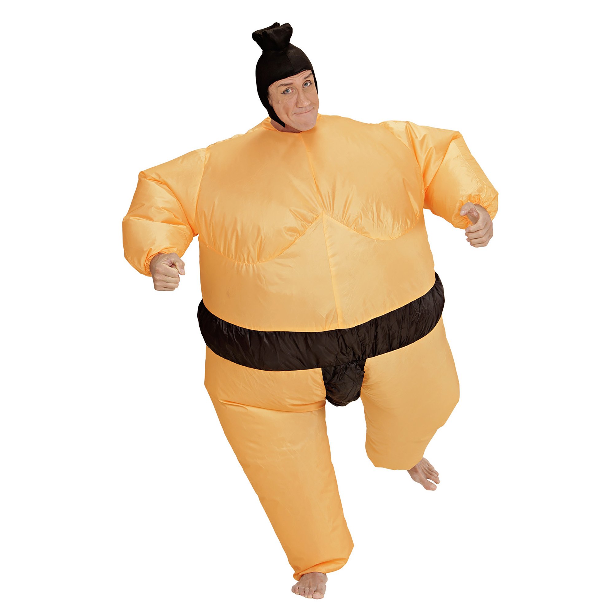 Inflatable Sumo Costume for Men - Chinese Oriental Fancy Dress Outfit for Halloween, Cosplay, and Themed Parties