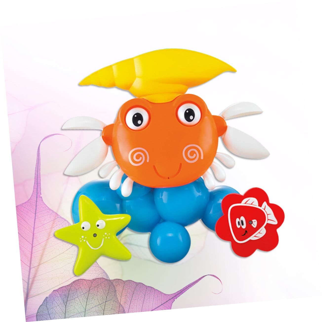 HOOTNEE Water Toys for Kids - Fun Bath Crab Car Toys, Cartoon Bathtub Toys for Toddlers | Perfect Bath Time Play & Pool Party Fun