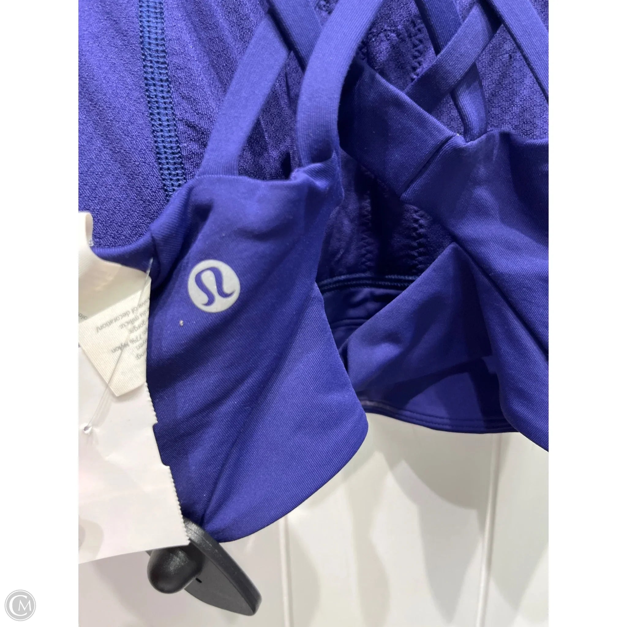 Lululemon Women's Blue Athletic Sports Bra - Size 2 - High-Impact Workout, Yoga & Running Support Top for Active Lifestyles