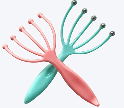 WOIWO 2 Pack Head Massager - Manual Scalp Massage Claw for Relaxation & Stress Relief - Perfect for Home, Office & Travel Use